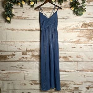 Women's The Vanity Room Blue Floor Length Dress
